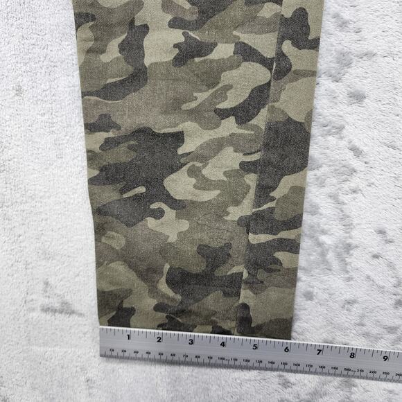 Matilda Jane Good Hart Pants Womens 10 Green Camo Denham Skinny Ankle Stretch - Picture 12 of 13